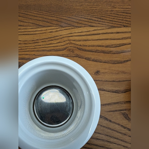 - Asiatica tea mug, cup with infuser and lid. Lotus flower.  Asian writing… - Picture 7 of 8